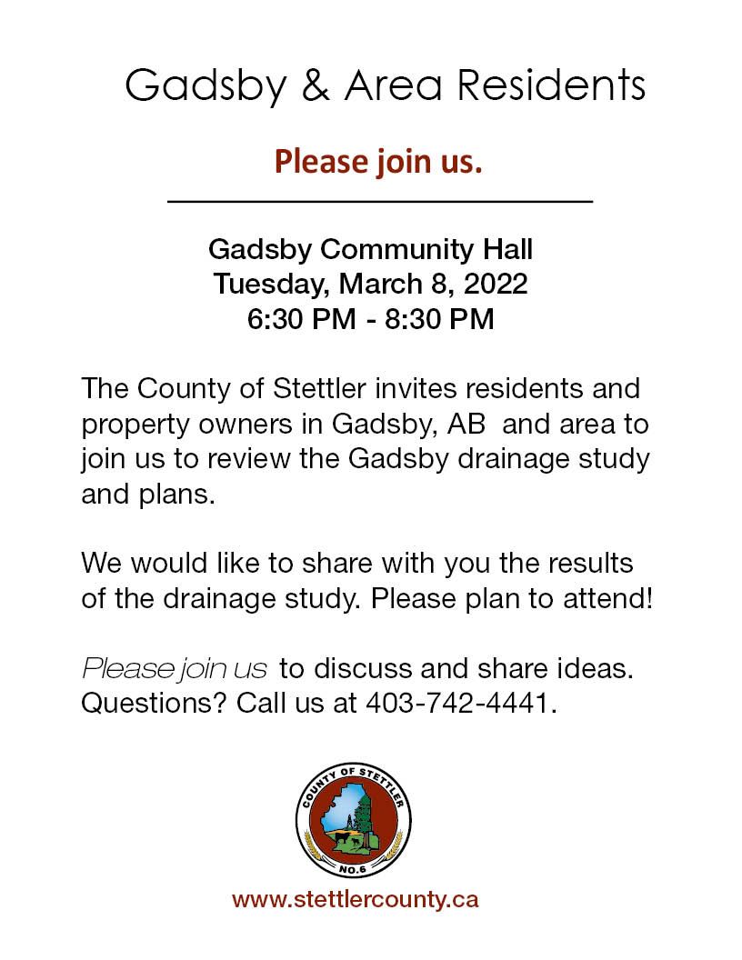 Gadsby Drainage Study Poster