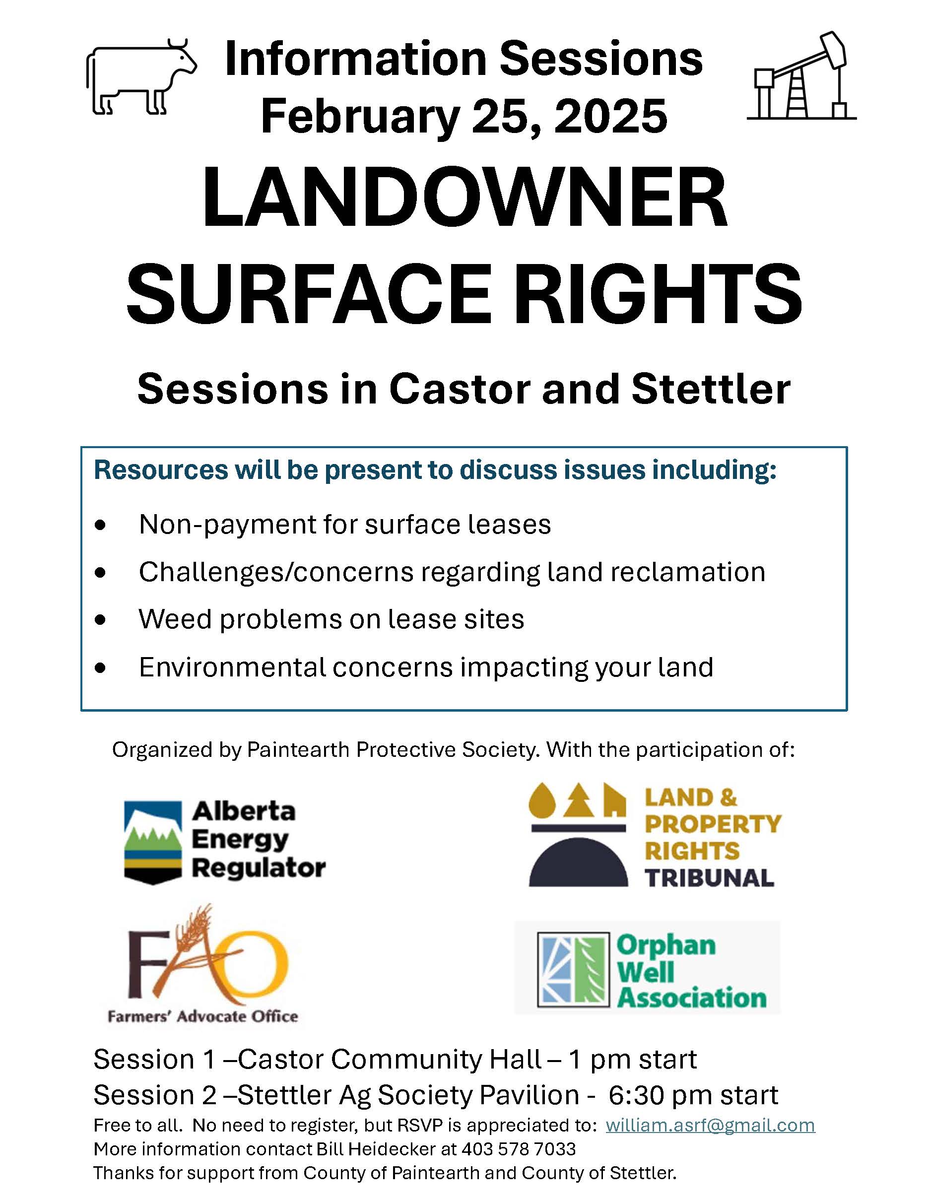 Feb 25 2025 Landowner Surface Rights Sessions Poster Final
